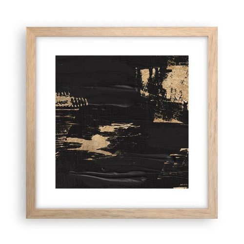 Plakát v rámu světlý dub - Stopa doteku - 30x30 cm