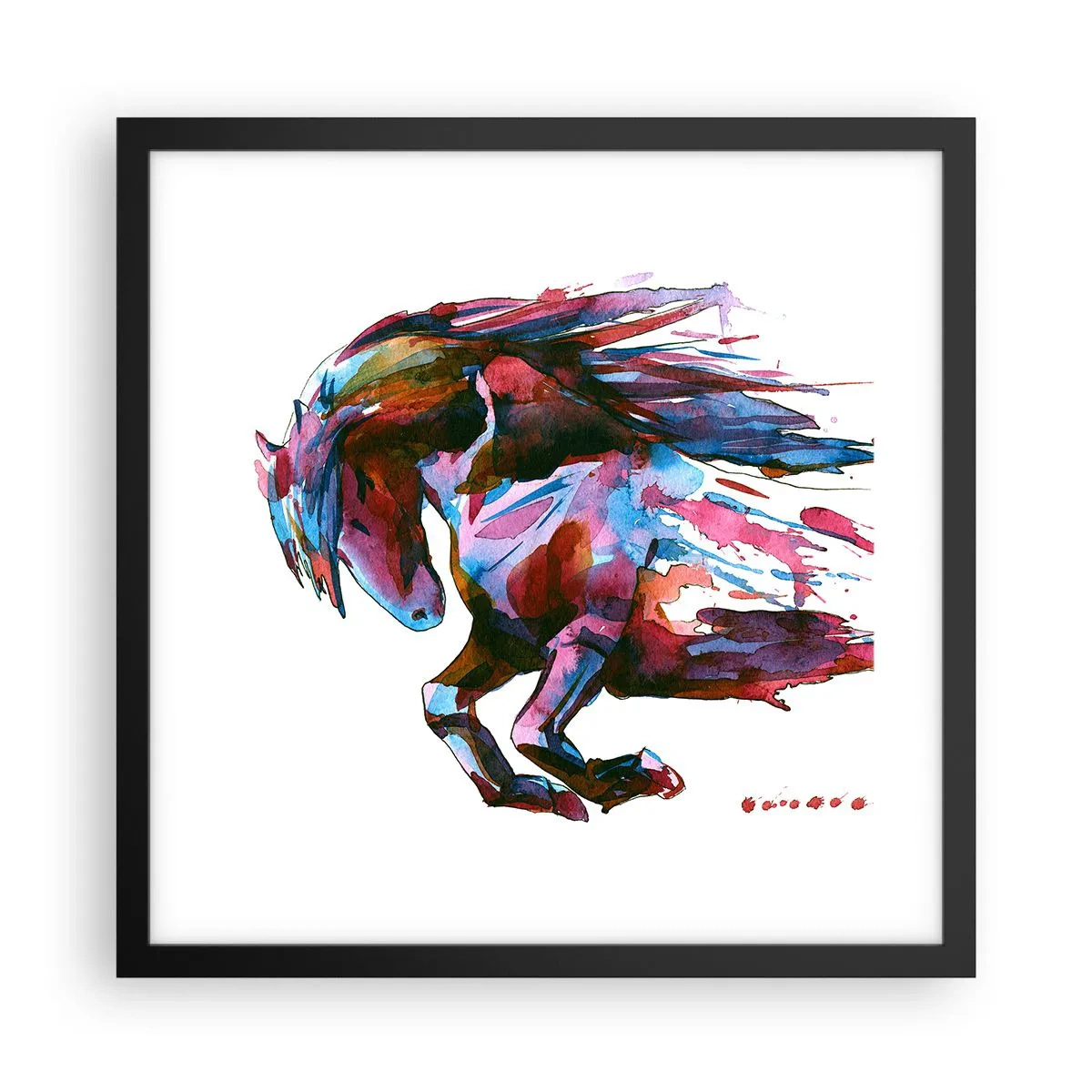 Plakát v černém rámu - U vytržení - 40x40 cm