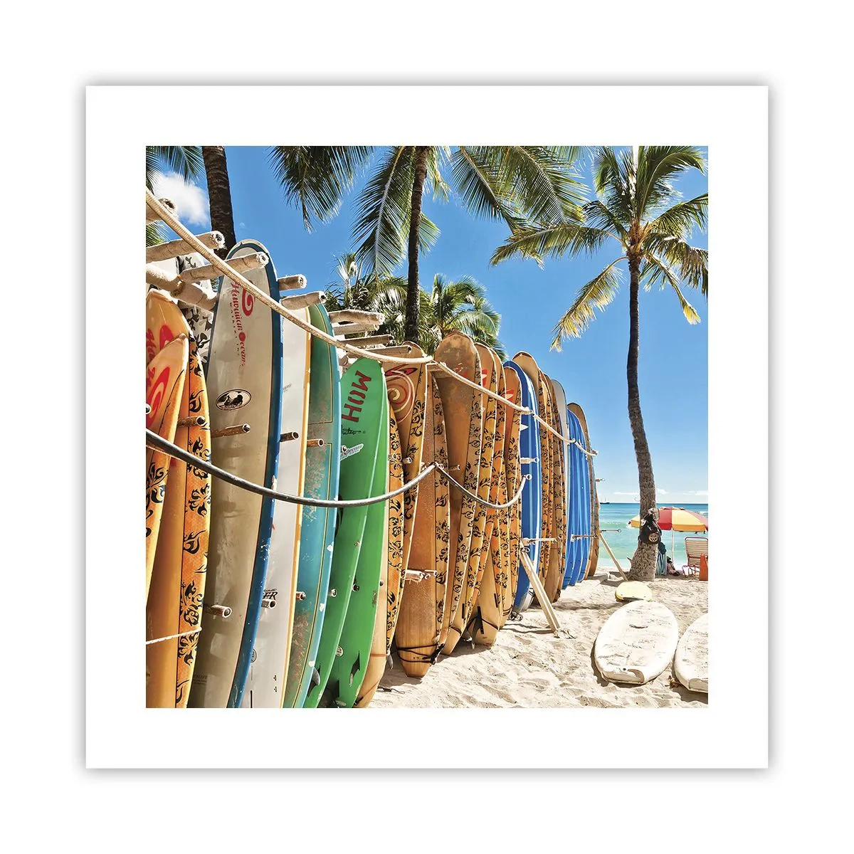 Plakát - Slunečná zábava - 40x40 cm