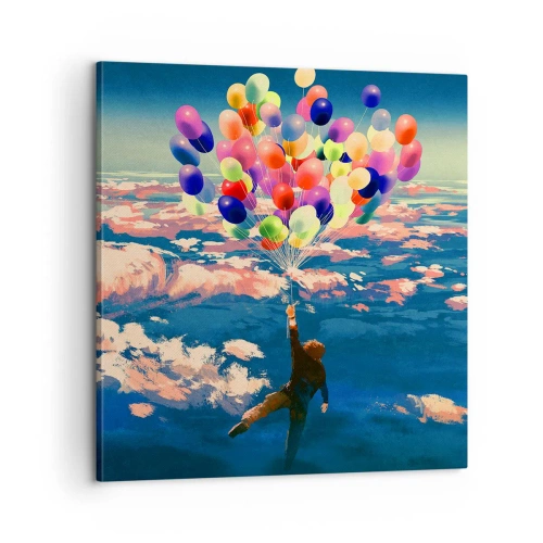 Obraz na plátně - Splněné sny dětství - 60x60 cm