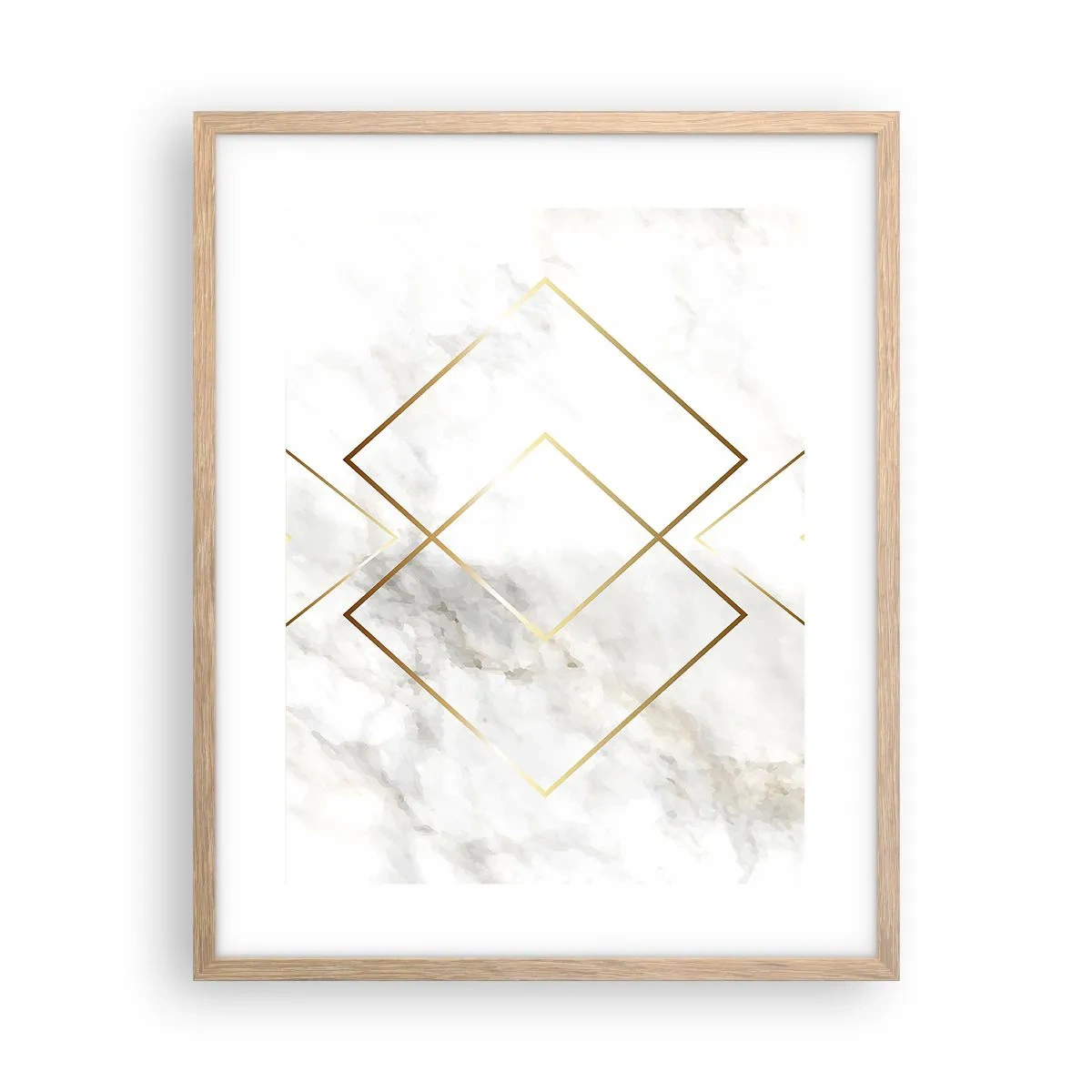 Plakát v rámu světlý dub - Pohled na nekonečno - 40x50 cm