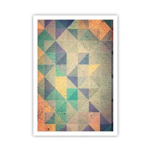 Plakát - Republika trojúhelníků - 70x100 cm