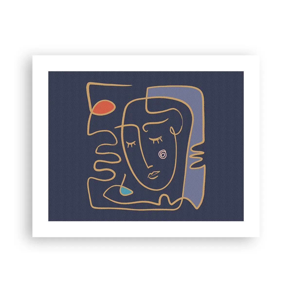 Plakát - V zádumčivosti - 50x40 cm