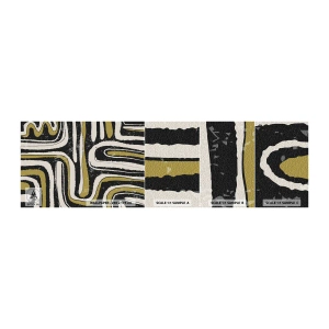 Vzor Fototapety Samolepicí Deluxe Sticker - Kompozice: trakty a uličky - Letitý, Abstrakce, Kus - 100x30 cm