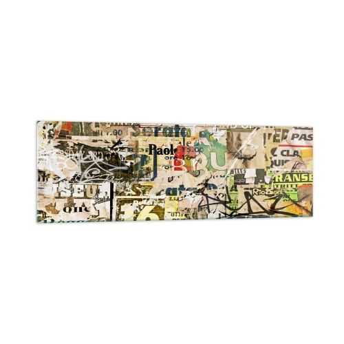Obraz na skle - Och, děje se to… - 160x50 cm