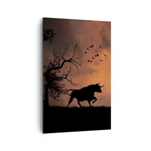 Obraz na plátně - Dramatické představení přírody - 80x120 cm