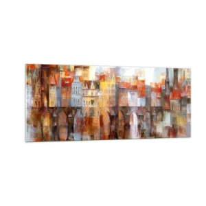 Obraz na skle - Pod mostem je taky krásně - 100x40 cm