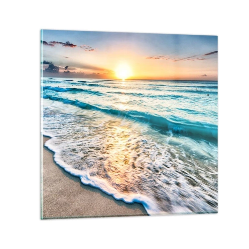 Obraz na skle - Výhled, který stojí za to - 50x50 cm