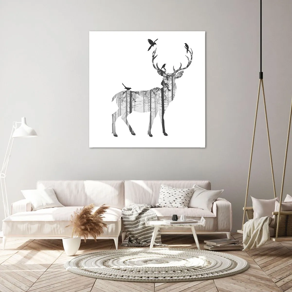 Obraz na plátně - Dobrý duch lesa - 40x40 cm