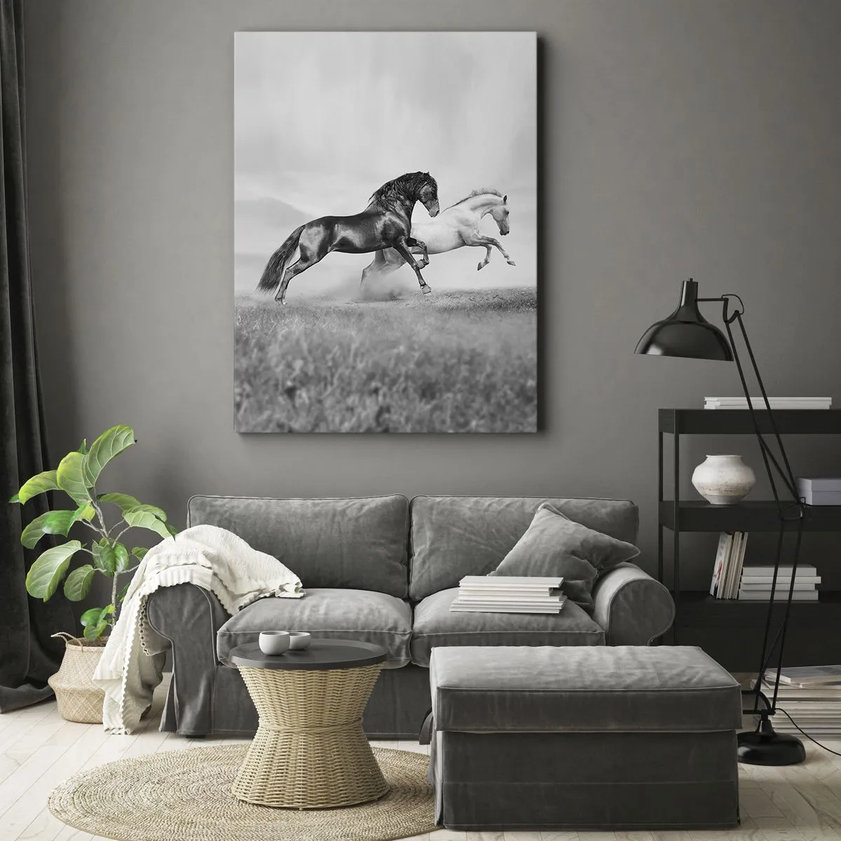 Obraz na plátně - Andělé a démoni - 50x70 cm