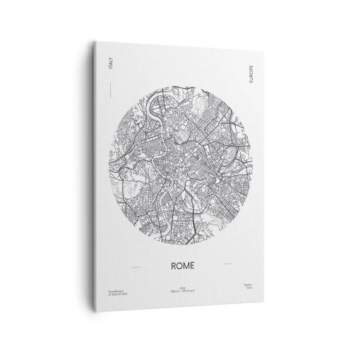 Obraz na plátně - Anatomie Říma - 50x70 cm