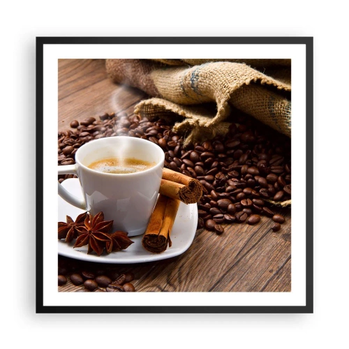 Plakát v černém rámu - Pikantní chuť a aroma - 60x60 cm