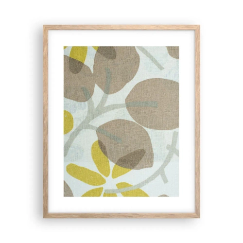 Plakát v rámu světlý dub - Kompozice v plném slunci - 40x50 cm