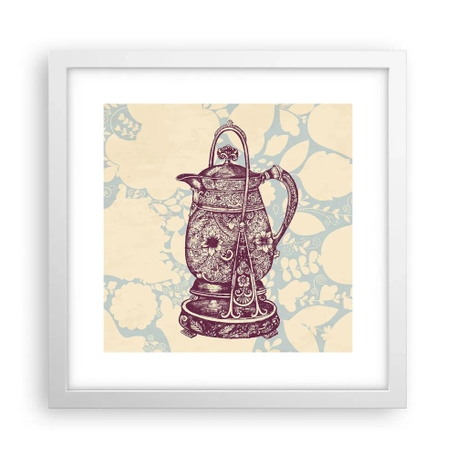 Plakát v bílém rámu - Krása všedního dne - 30x30 cm