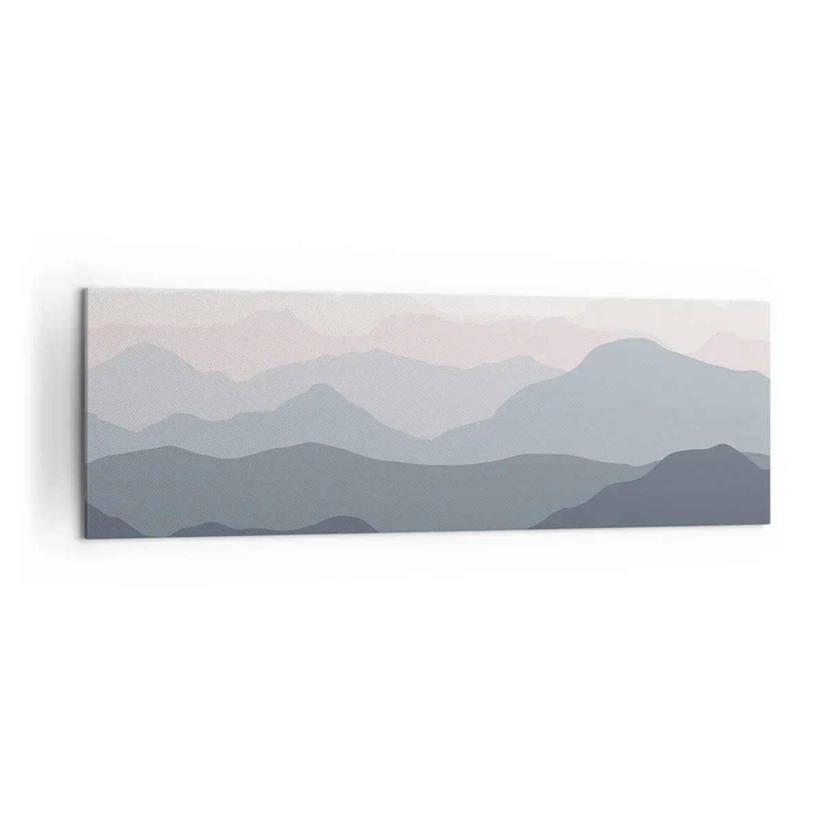 Obraz na plátně - Vlny hor - 160x50 cm