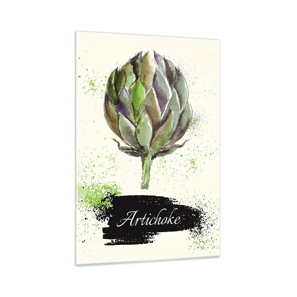 Obraz na skle - Ať žije zelenina! - 70x100 cm