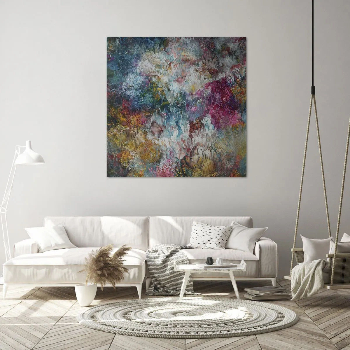 Obraz na plátně - V plném rozkvětu - 60x60 cm