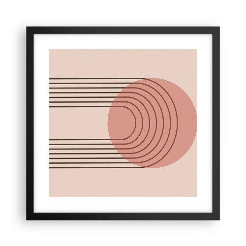 Plakát v černém rámu - Neodolatelná přitažlivost - 40x40 cm