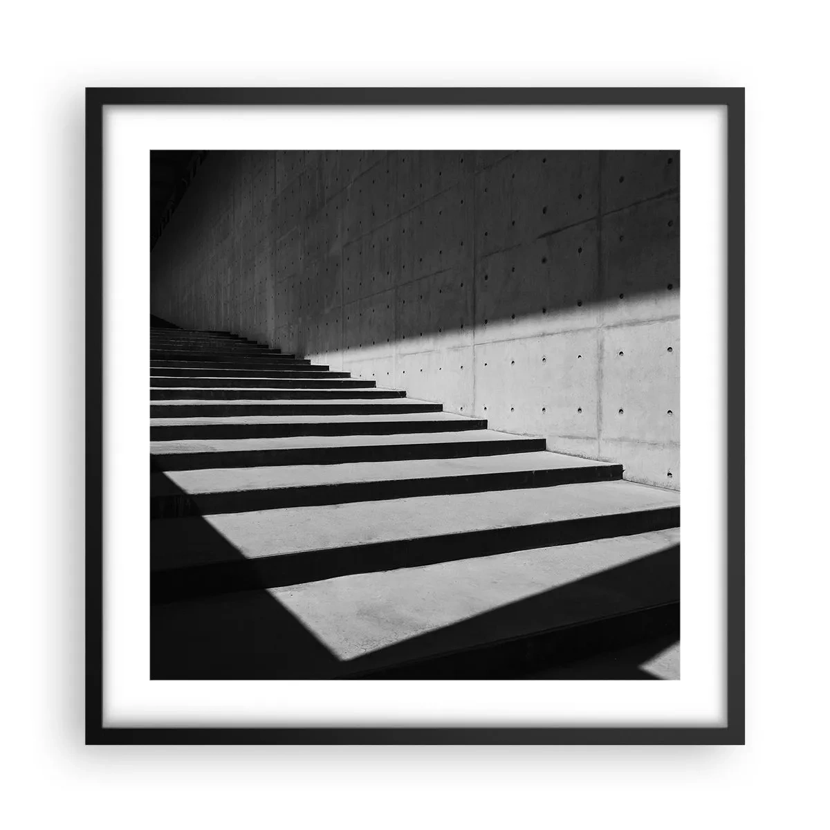 Plakát v černém rámu - Syrová krása modernismu - 50x50 cm