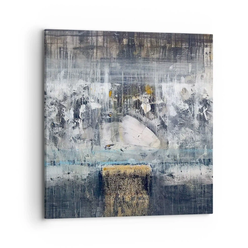 Obraz na plátně - Jako na ledě, tak i na hroudě - 70x70 cm