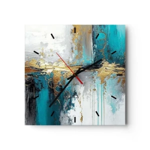 Nástěnné hodiny - Všechno plyne - 30x30 cm