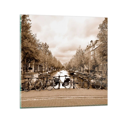 Obraz na skle - Nizozemské klima - 30x30 cm