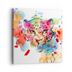 Obraz na plátně - Kráska a zvíře - 30x30 cm