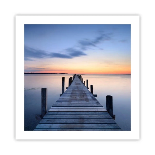 Plakát - Klid příjemného soumraku - 50x50 cm