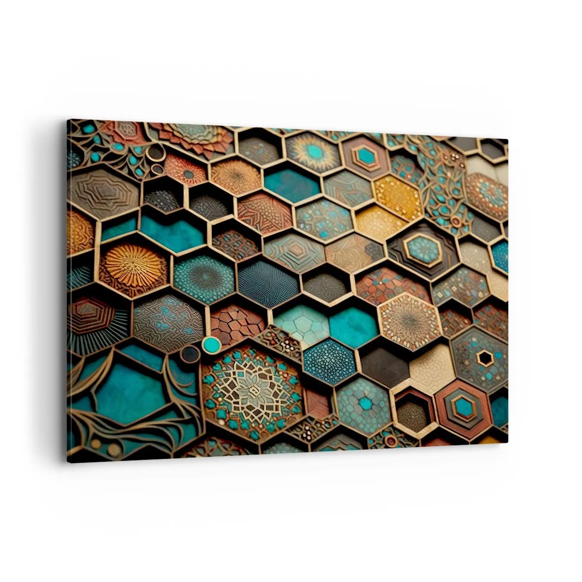 Obraz na plátně - Arabské ornamenty – variace - 100x70 cm