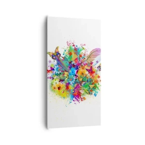 Obraz na plátně - Kytice radosti - 65x120 cm
