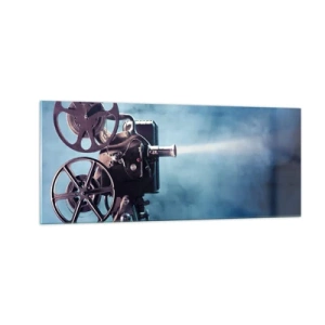 Obraz na skle - Ve starém kině - 100x40 cm