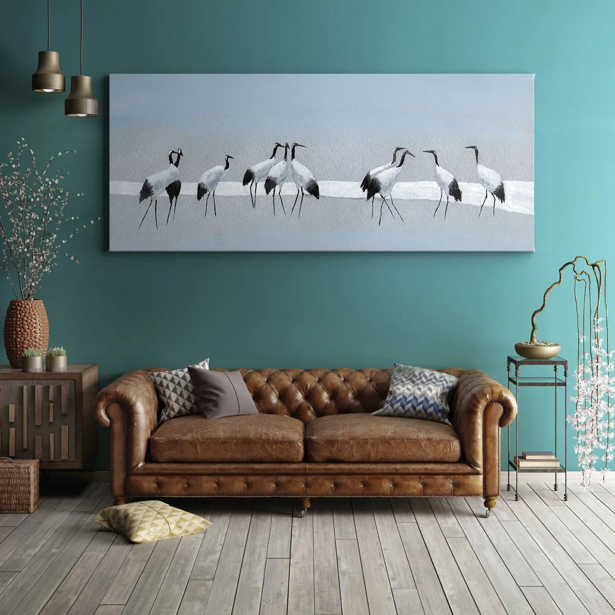Obraz na plátně - Po horkém dni - 100x40 cm