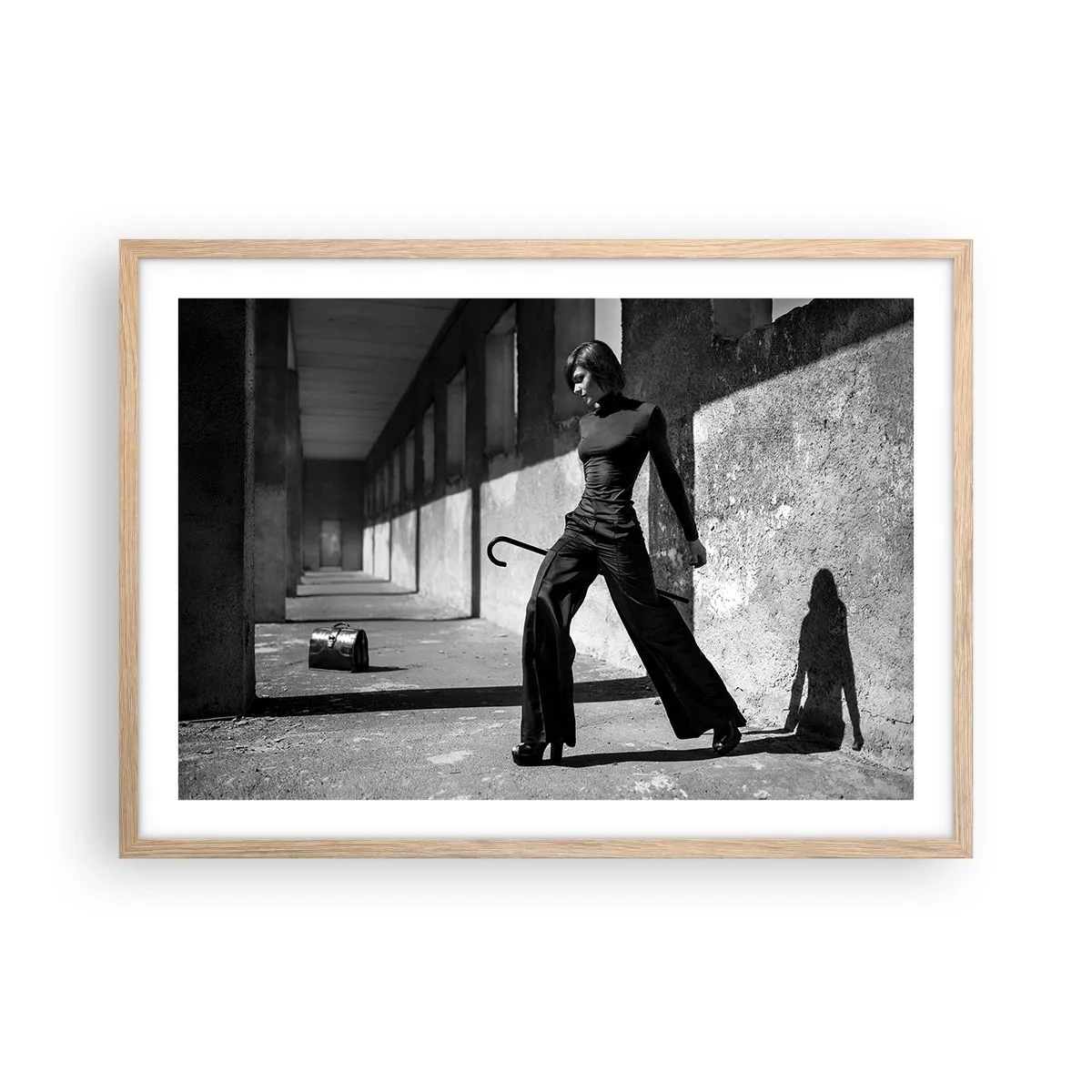 Plakát v rámu světlý dub - Městská elegance - 70x50 cm