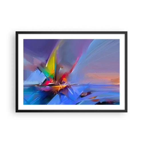 Plakát v černém rámu - Proletěla jako pták - 70x50 cm