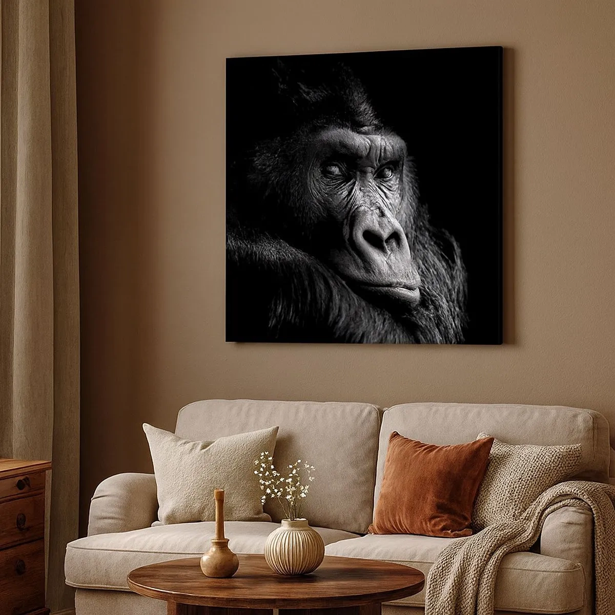 Obraz na plátně - Na co tak koukáš? - 30x30 cm