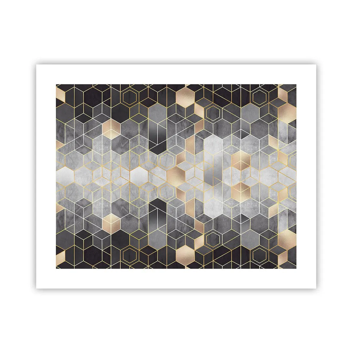 Plakát - Diamantová kompozice - 50x40 cm