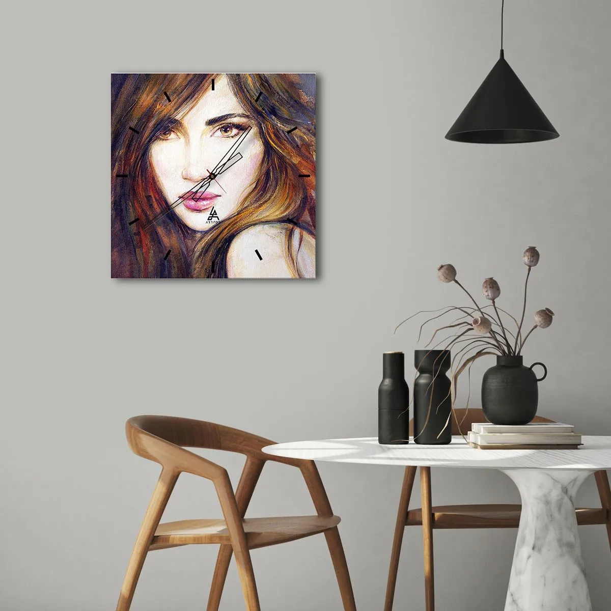 Nástěnné hodiny - Centík za tvé myšlenky - 30x30 cm