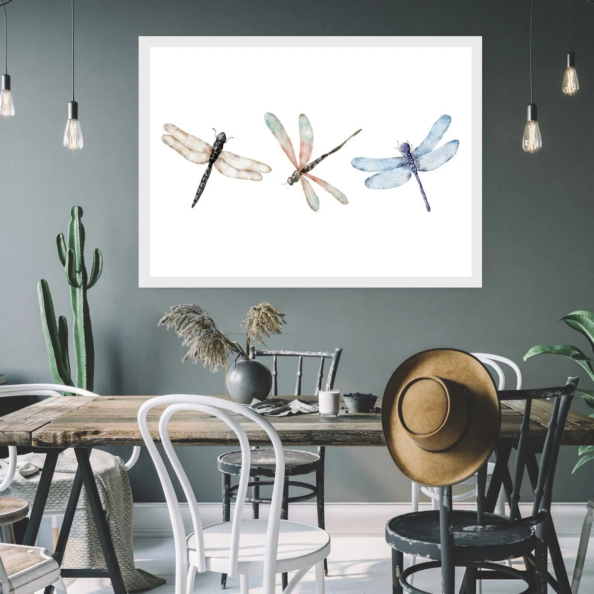 Plakát - Beztížné vážky - 40x30 cm