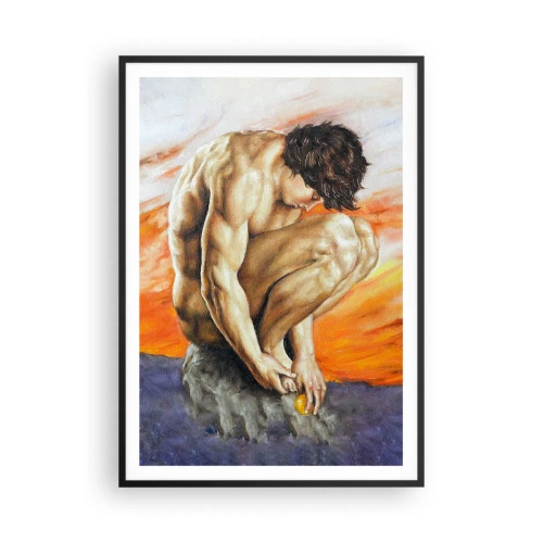 Plakát v černém rámu - Ponořen do sebe - 70x100 cm