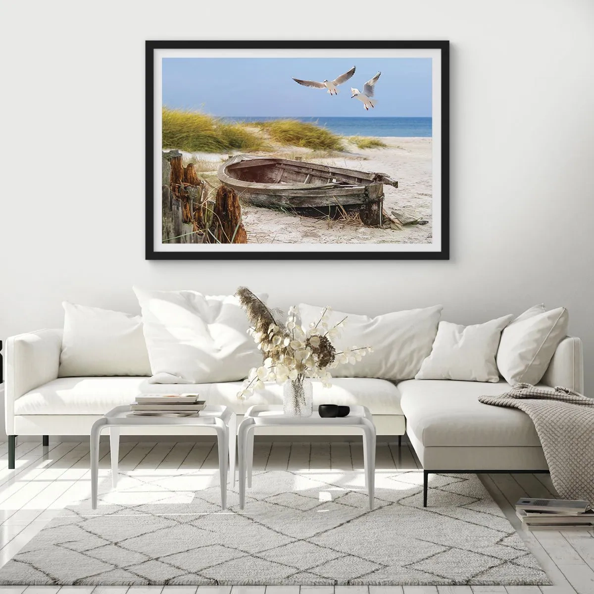 Plakát v černém rámu - Větrem ozářené - 91x61 cm