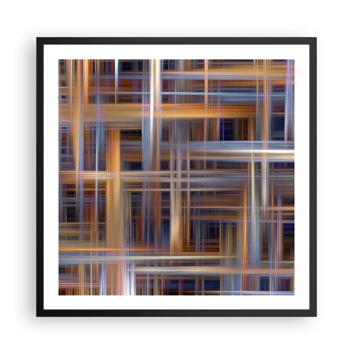 Plakát v černém rámu - Utkané ze světla - 60x60 cm