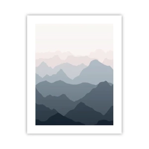 Plakát - Vlny hor - 40x50 cm
