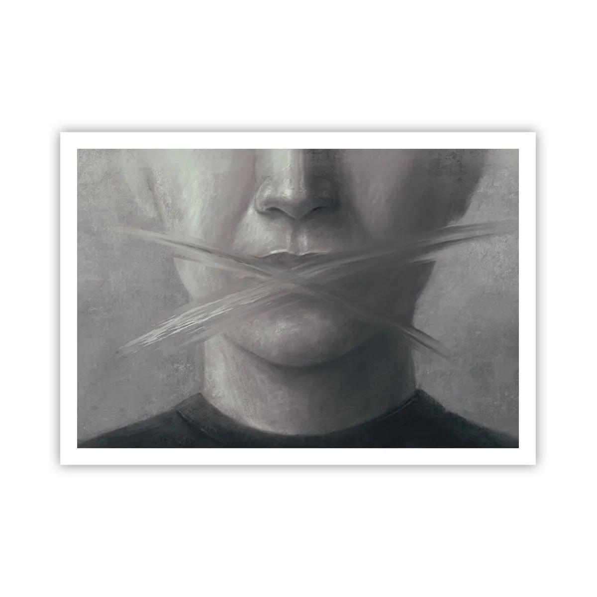 Plakát - Ani slovo - 100x70 cm