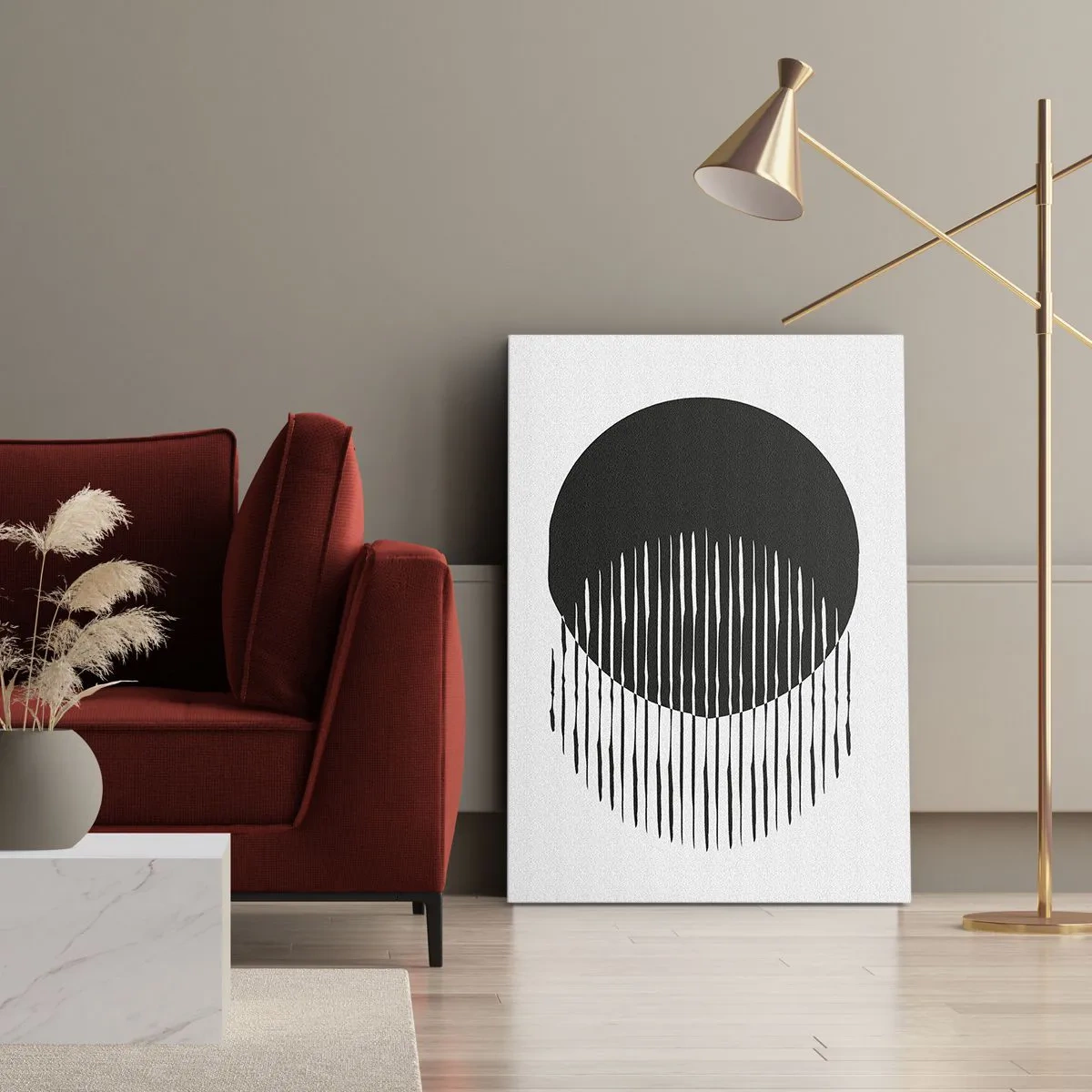 Obraz na plátně - Jeho alter ego - 45x80 cm