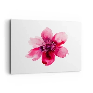 Obraz na plátně - Karmínový voňavý polibek - 100x70 cm