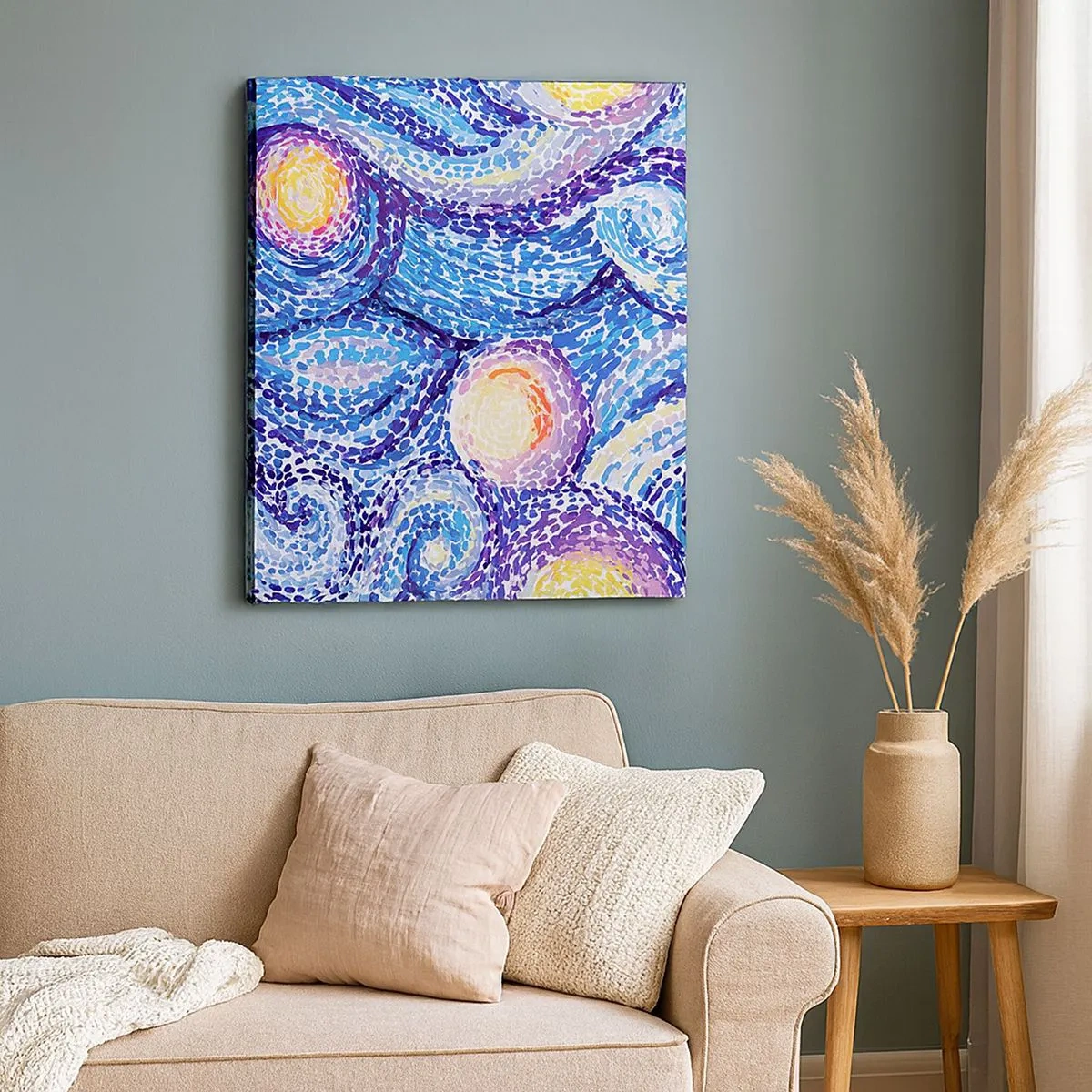 Obraz na plátně - Z obrazu van Gogha - 30x30 cm