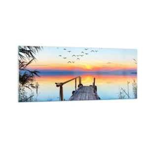 Obraz na skle - Je čas vrátit se… - 100x40 cm