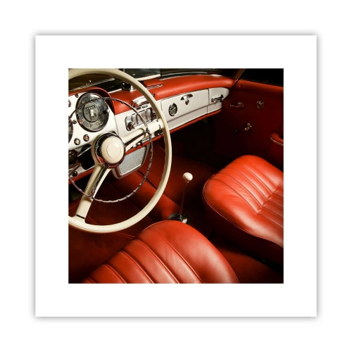 Plakát - Luxus ve stylu vintage - 30x30 cm