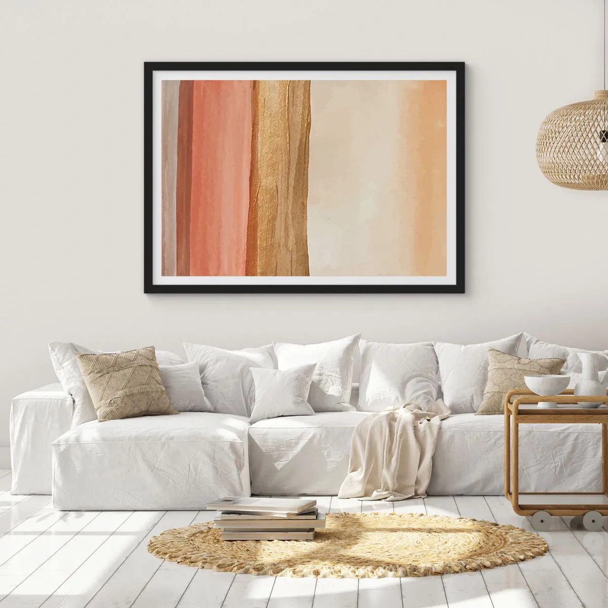 Plakát v černém rámu - Vertikální kompozice - 100x70 cm
