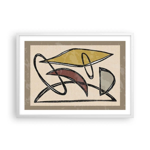 Plakát v bílém rámu - Svisle a vodorovně - 70x50 cm